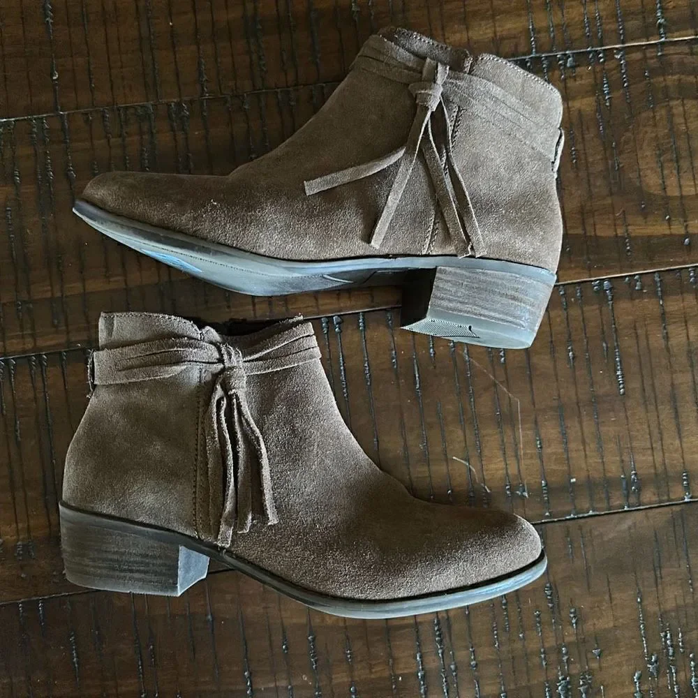 Skechers modern western bootie ankle boots brown 7.5